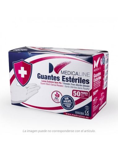 GUANTES LATEX ESTERILES Nº6 1/2 50 Pares