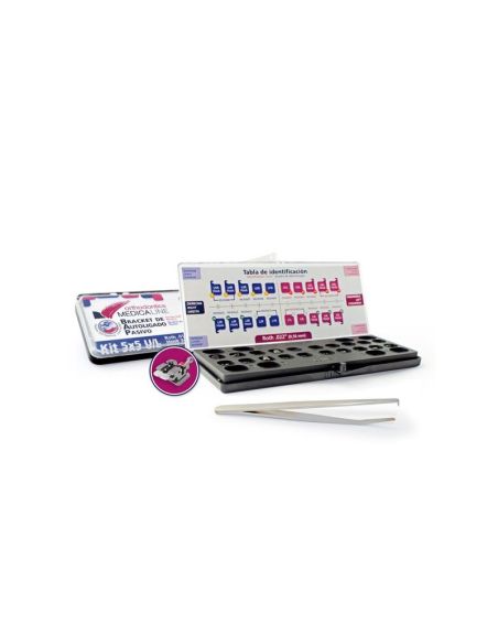 BRACKET ML AUTOLIGADO PASIVO MBT.022" KIT MEDICALINE