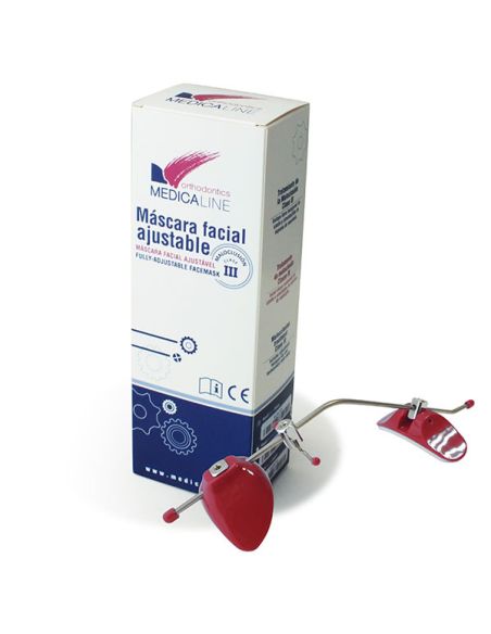 MASCARA FACIAL MLO ROJO CLASE III 1U. MEDICALINE