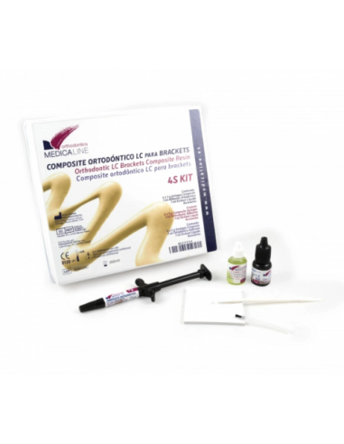 COMPOSITE ML ORTHO CEM. BRACKETS 4S KIT 4X5G+7ML MEDICALINE
