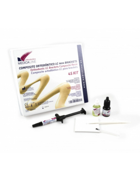 COMPOSITE ML ORTHO CEM. BRACKETS 4S KIT 4X5G+7ML MEDICALINE