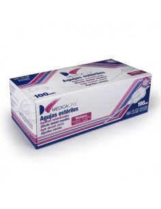 AGUJAS MEDICALINE 30G CORTA 0,3X25MM 100UDS. MEDICALINE