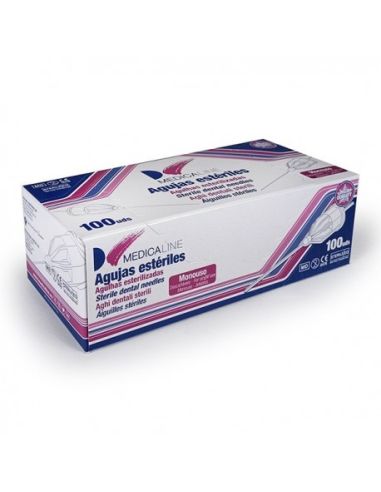 AGUJAS MEDICALINE 30G CORTA 0,3X25MM 100UDS. MEDICALINE