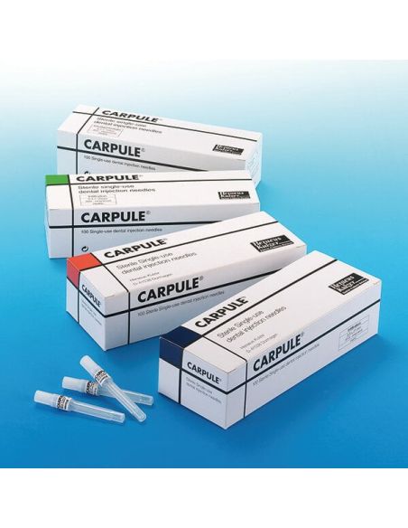AGUJA CARPULE 0.3X25 C/PLAST.30G CORTA 100UD.