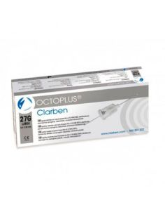 AGUJA OCTOPLUS C/PLAST. 0.4X38 27G LARGA 100U.