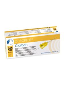AGUJA OCTOPLUS C/PLAST. 0.3X25 30G CORTA 100U.