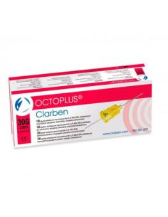 AGUJA OCTOPLUS C/PLAST. 0.3X21 30G CORTA 100U.