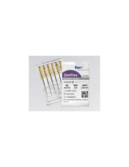 ZENFLEX LIMA NITI .25/.04/21MM. 6UDS.