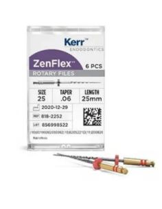 ZENFLEX LIMA NITI SURTIDO .06/25MM. 6UDS.