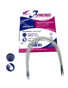 ARCO ML NITI ESTETICO REDO. SUP. .020 NAT. F. 10U.