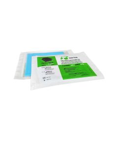 TALLA ESTERIL AZUL L 75X90cm 50g. PAP-PE IMP. 100u