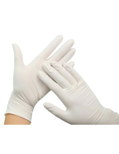 Guantes de látex sin polvo STARLINE Talla Grande (100 unidades)